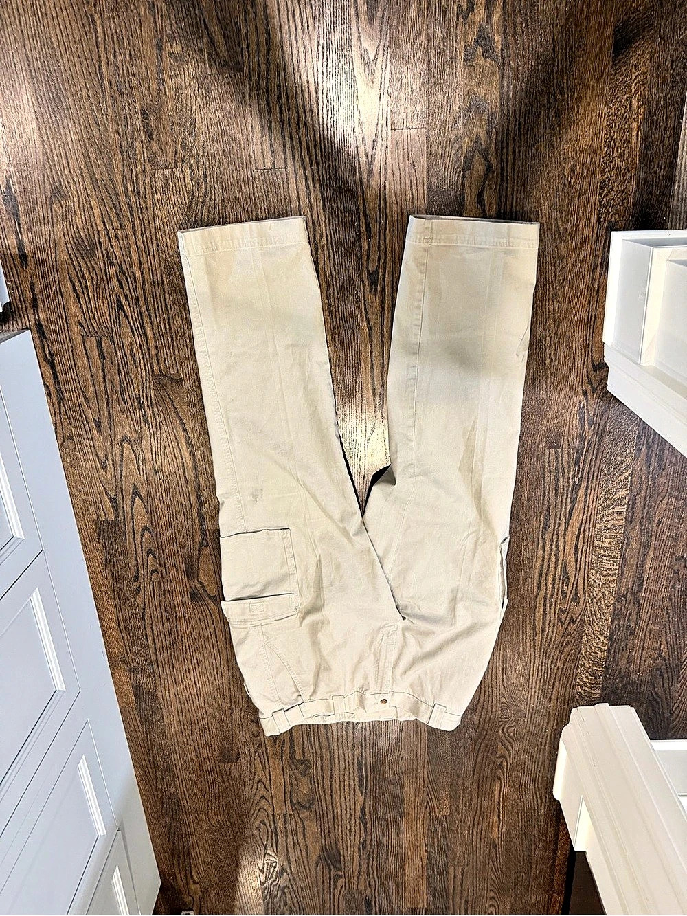 Duluth Trading Company Stretch Macau Cargo Pants Beige Men’s 40x34 Casual cotton